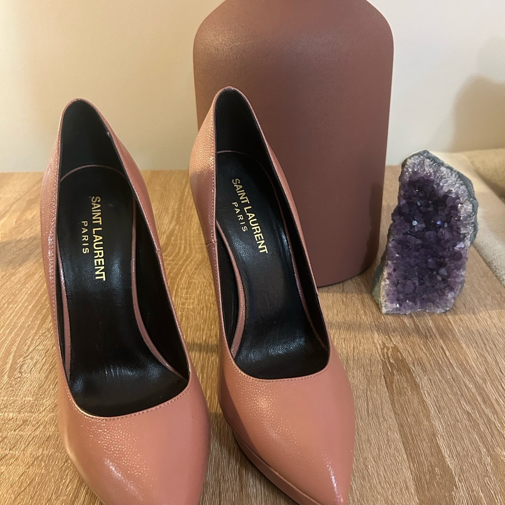 Saint Laurent Blush Pink Heels